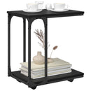 Sidebord Sort eg 50 x 35 x 55.5 cm Konstrueret træ