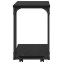 Sidebord Sort eg 50 x 35 x 55.5 cm Konstrueret træ