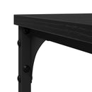 Sidebord Sort eg 50 x 35 x 52 cm Konstrueret træ