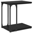Sidebord Sort eg 50 x 35 x 52 cm Konstrueret træ