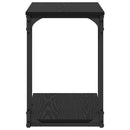 Sidebord Sort eg 50 x 35 x 52 cm Konstrueret træ