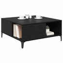 Sofabord Sort eg 80 x 80 x 36,5 cm Konstrueret træ