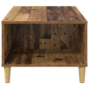 Sofabord med skuffe Gammelt træ 90 x 50 x 35 cm Konstrueret træ