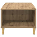 Sofabord Artisan Egetræ 90 x 50 x 35 cm Konstrueret træ