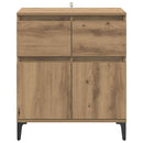 Sideboard Artisan Egetræ 60 x 35 x 70 cm Ingeniørt træ og jern
