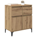 Sideboard Artisan Egetræ 60 x 35 x 70 cm Ingeniørt træ og jern