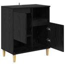Sideboard Sort eg 35 x 60 x 70 cm Konstrueret træ