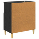 Sideboard Sort eg 35 x 60 x 70 cm Konstrueret træ