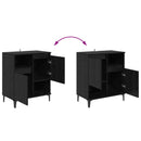 Sideboard Sort eg 60 x 35 x 70 cm Konstrueret træ