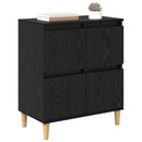 Sideboard Sort eg 60 x 35 x 70 cm Konstrueret træ