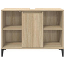 Vaskeskab Sonoma eg 80 x 33 x 60 cm Ingeniørt træ og jern