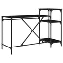 Bord Sort eg Konstrueret træ 135 x 50 x 90 cm