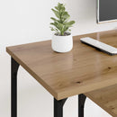 TV-skab 102 x 35 x 45,5 cm Artisan Egetræ Ingeniørt træ og jern