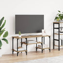 TV-skab 102 x 35 x 45,5 cm Artisan Egetræ Ingeniørt træ og jern