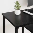 TV-skab Sort eg 102 x 35 x 45,5 cm Ingeniørt træ og jern
