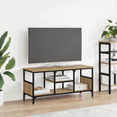 TV-skab Artisan Egetræ 100 x 35 x 45 cm Ingeniørt træ og jern
