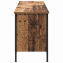 Sko skab Gammelt træ 131 x 35 x 50 cm Ingeniørt træ og jern