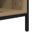 Sko skab Artisan Egetræ 131 x 35 x 50 cm Ingeniørt træ og jern