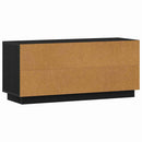 TV-skab Sort eg 102 x 35 x 45 cm Konstrueret træ