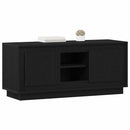 TV-skab Sort eg 102 x 35 x 45 cm Konstrueret træ