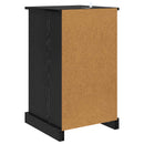 Natskab med skuffe Sort eg 39 x 39 x 67,5 cm Konstrueret træ