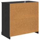 Sideboard Sort eg 70 x 35,5 x 67,5 cm Konstrueret træ