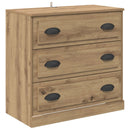 Sideboard Artisan Egetræ 70 x 35,5 x 67,5 cm Konstrueret træ
