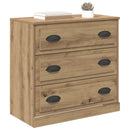 Sideboard Artisan Egetræ 70 x 35,5 x 67,5 cm Konstrueret træ