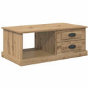 Sofabord Artisan Egetræ 90 x 50 x 35 cm Konstrueret træ