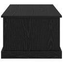 Sofabord med skuffe Sort eg 90 x 50 x 35 cm Konstrueret træ