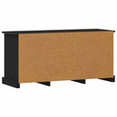 TV-skab med skuffe Sort eg 99,5 x 35,5 x 48 cm Konstrueret træ