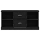 TV-skab med skuffe Sort eg 99,5 x 35,5 x 48 cm Konstrueret træ