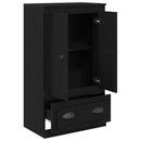Highboard Sort eg 60 x 35,5 x 103,5 cm Konstrueret træ