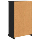 Highboard Sort eg 60 x 35,5 x 103,5 cm Konstrueret træ