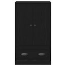 Highboard Sort eg 60 x 35,5 x 103,5 cm Konstrueret træ