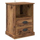 Natskab 2 pcs Gammelt træ 36 x 43 x 60 cm Konstrueret træ