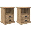 Natskab 2 pcs Artisan Egetræ 36 x 43 x 60 cm Konstrueret træ