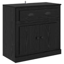 Highboard Sort eg 70 x 35,5 x 67,5 cm Konstrueret træ