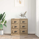 Sideboard Artisan Egetræ 70 x 35,5 x 67,5 cm Konstrueret træ