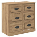 Sideboard Artisan Egetræ 70 x 35,5 x 67,5 cm Konstrueret træ