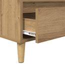 TV-skab 100 x 34,5 x 44,5 cm Artisan Egetræ Konstrueret træ
