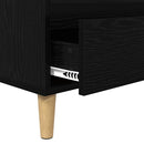 TV-skab 100 x 34,5 x 44,5 cm Sort eg Konstrueret træ