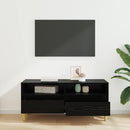 TV-skab 100 x 34,5 x 44,5 cm Sort eg Konstrueret træ