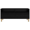 TV-skab 100 x 34,5 x 44,5 cm Sort eg Konstrueret træ