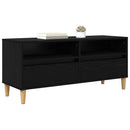 TV-skab 100 x 34,5 x 44,5 cm Sort eg Konstrueret træ