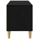 TV-skab 100 x 34,5 x 44,5 cm Sort eg Konstrueret træ