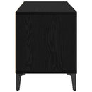 TV-skab Sort eg 100 x 34,5 x 44,5 cm Ingeniørt træ og jern