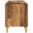 Pladeskab Gammelt træ 121 x 38 x 48 cm Konstrueret træ