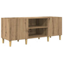 Pladeskab 121 x 38 x 48 cm Konstrueret træ Artisan Egetræ