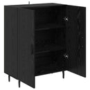 Sideboard Sort eg 69,5 x 34 x 90 cm Konstrueret træ
